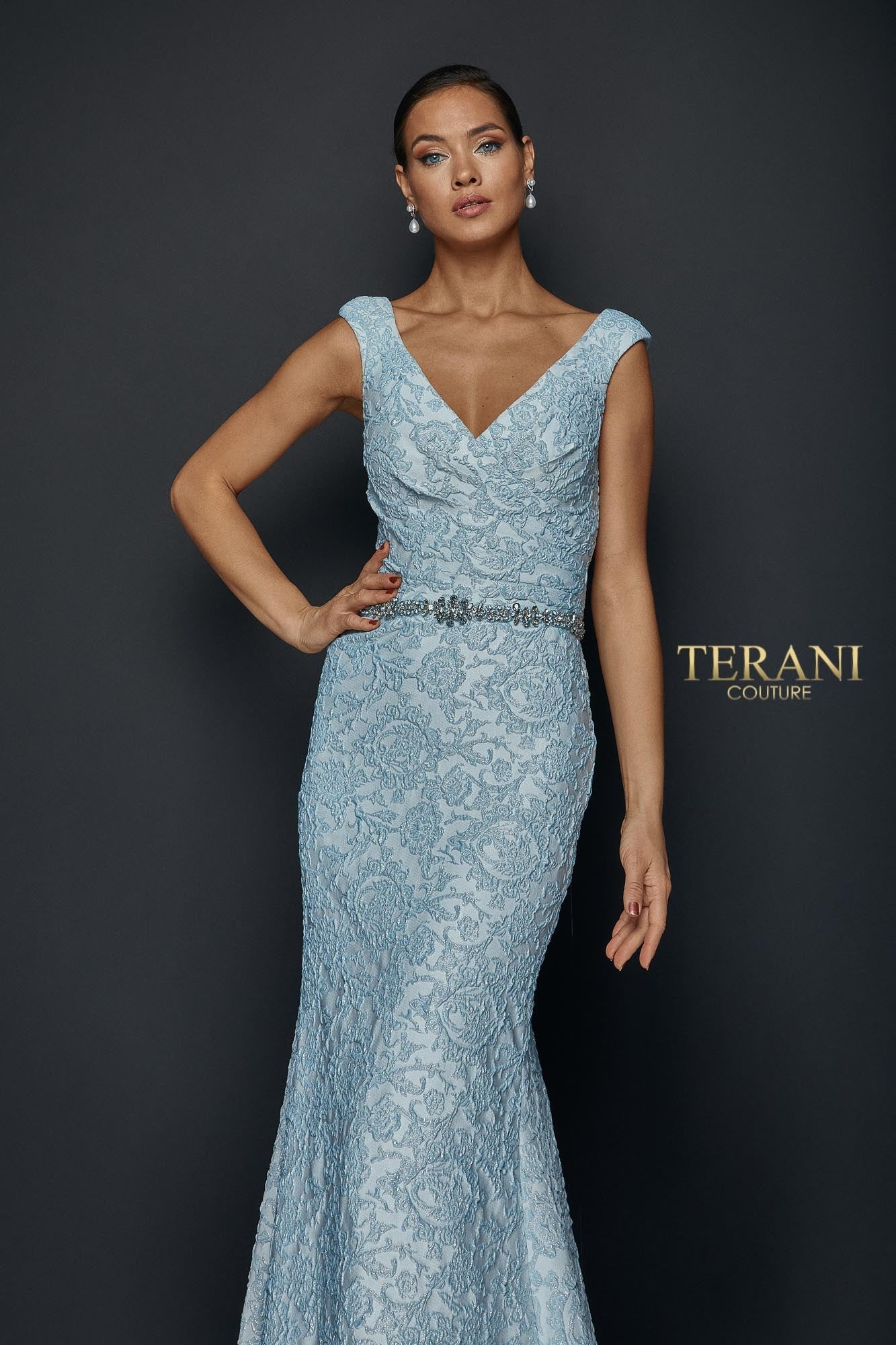 Terani Couture 1921M0726 Formal Long Mother of the Bride Dress - Image 3