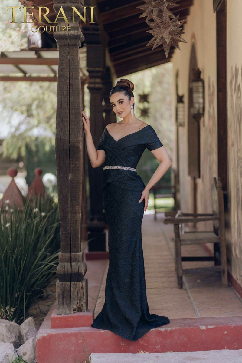 Formal Long Mother of the Bride Dress by Terani Couture 1921M0727 - Image 4