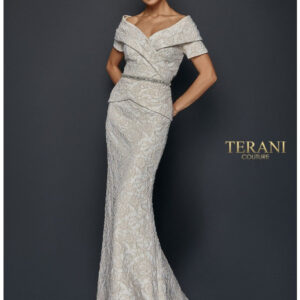 Formal Long Mother of the Bride Dress by Terani Couture 1921M0727