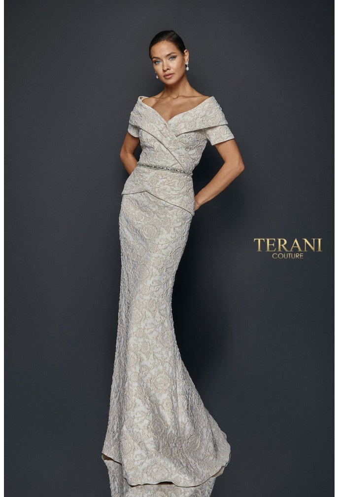 Formal Long Mother of the Bride Dress by Terani Couture 1921M0727