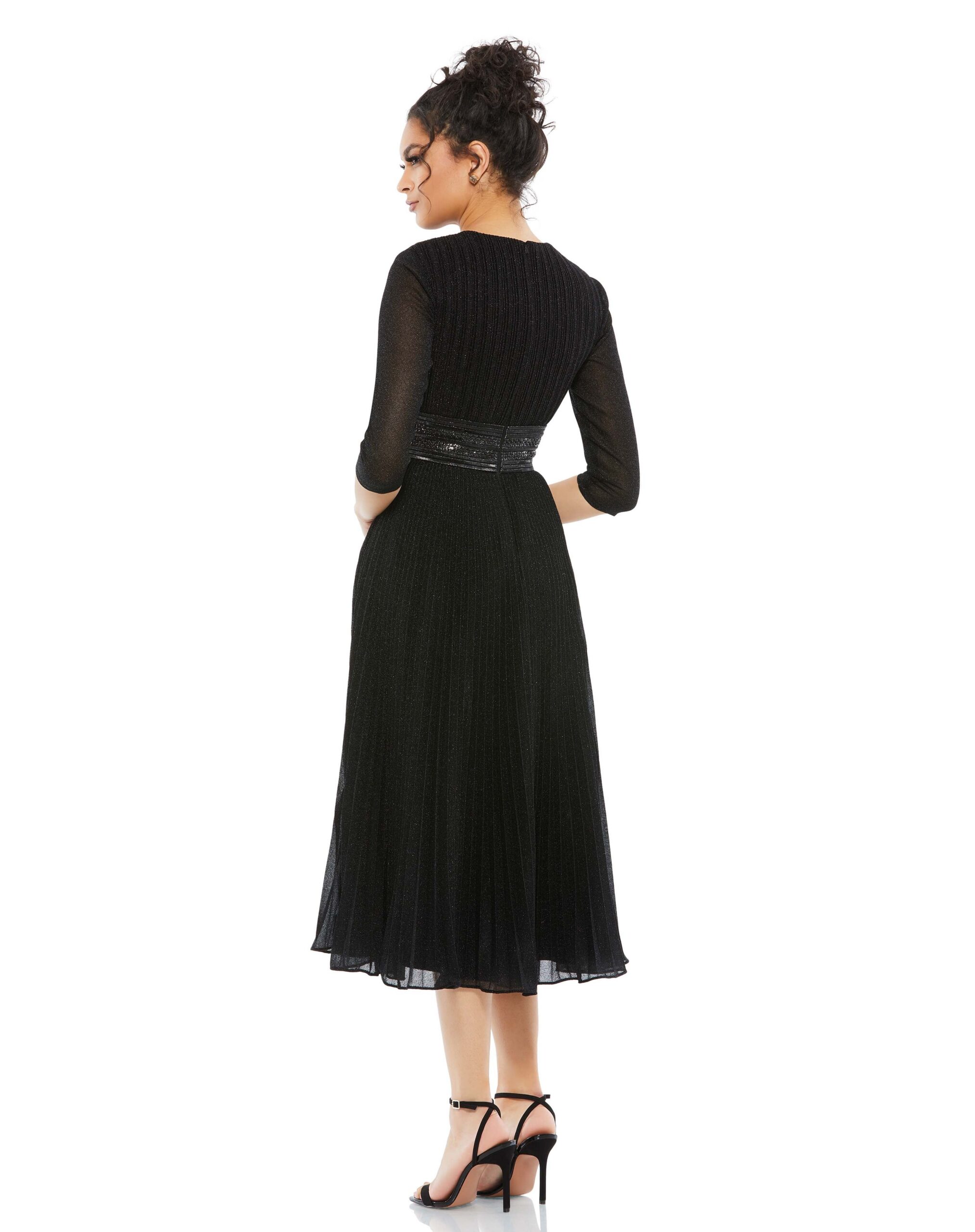 Short Long Sleeve Cocktail Dress Long Sleeves Mac Duggal 30750 - Image 5
