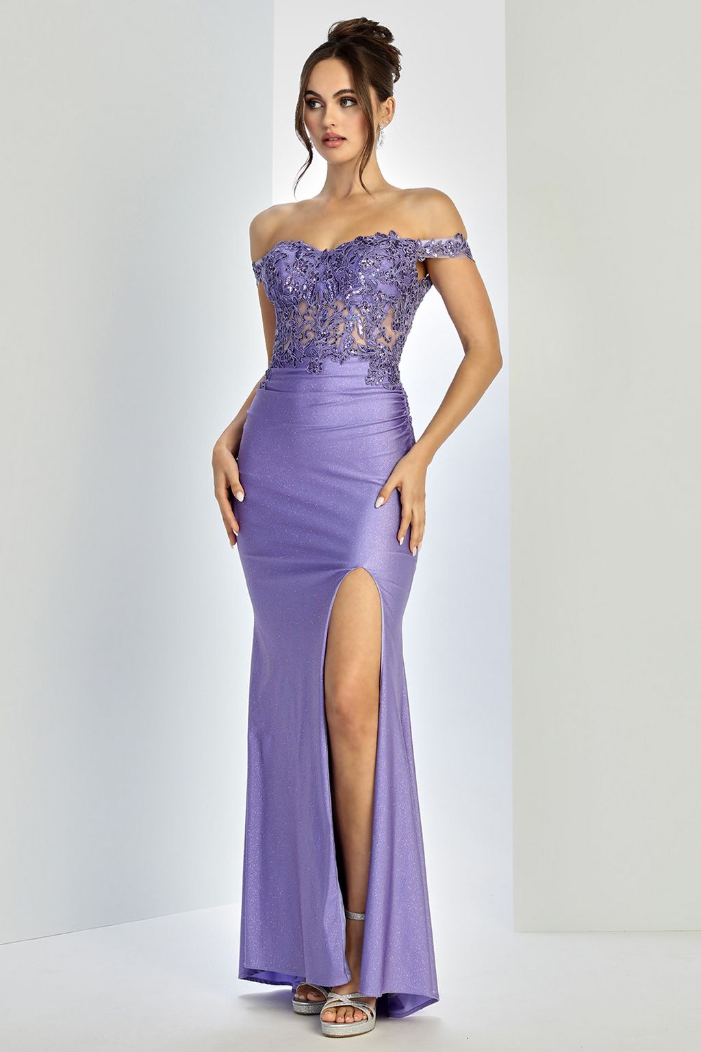 Adora Design 3189 Long Formal Fitted Lace Prom Dress - Image 11