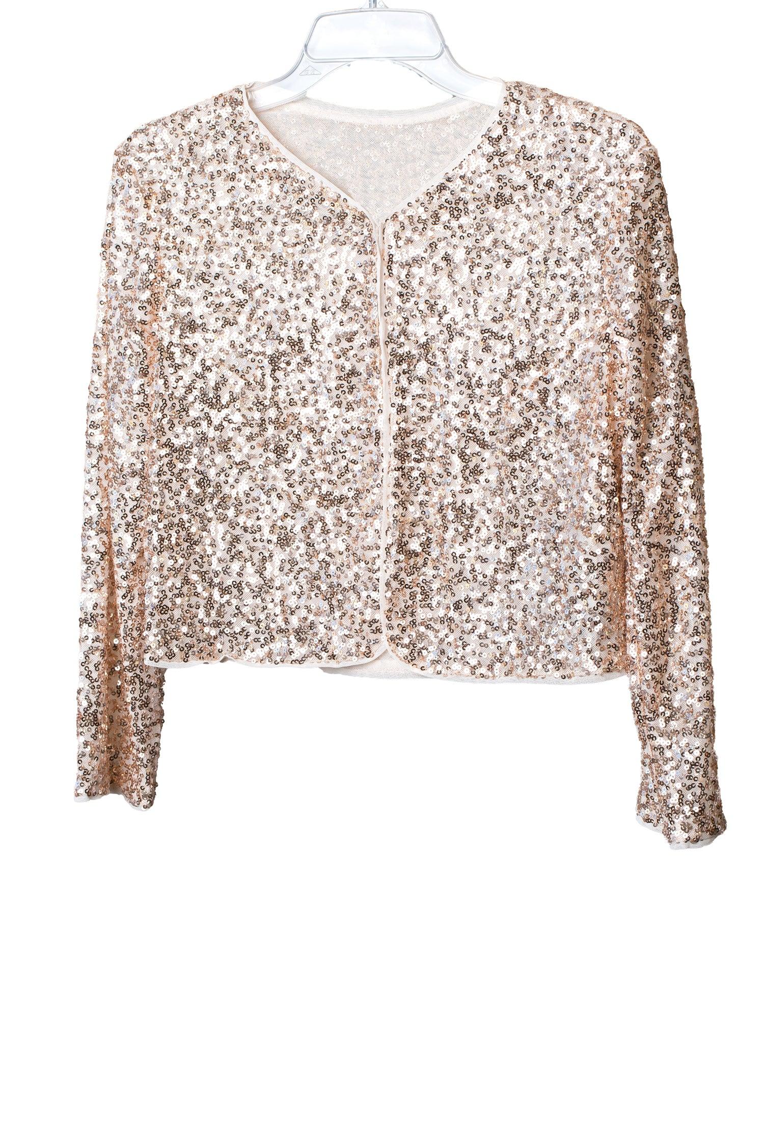 Formal Sequins Bolero Evening Jacket - Image 5