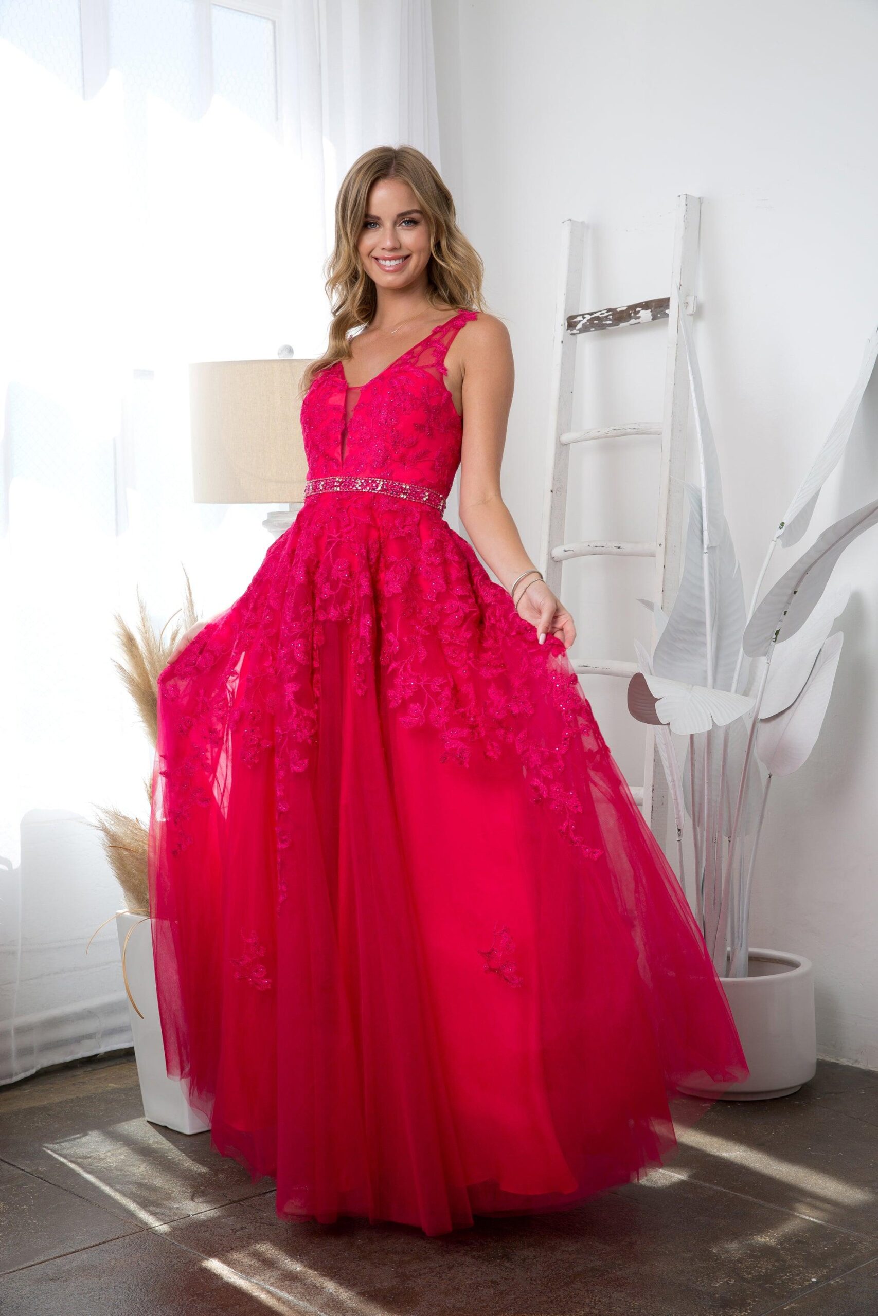 Long Formal Sleeveless Prom Ball Gown - Image 12