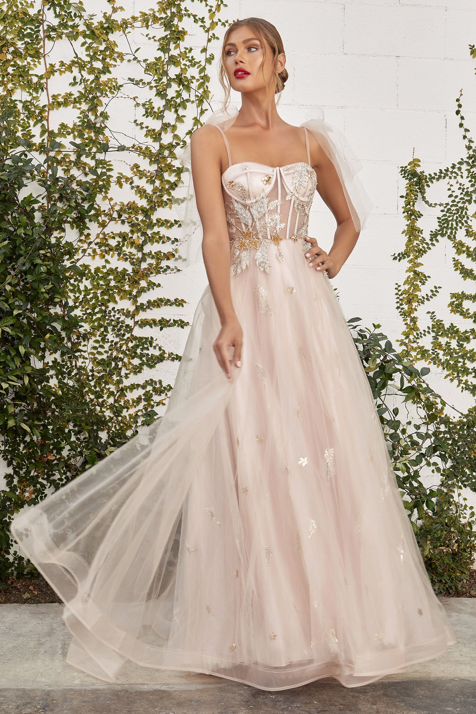 Long Sleeveless Prom DressAndrea & Leo A0824 - Image 3