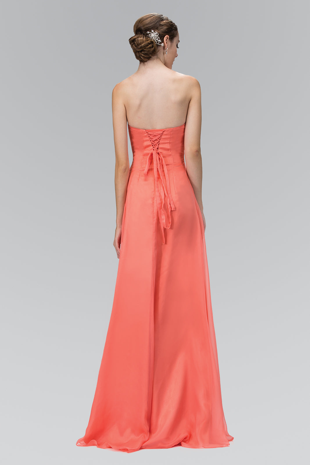 Strapless Long Prom Dress Formal - Image 4
