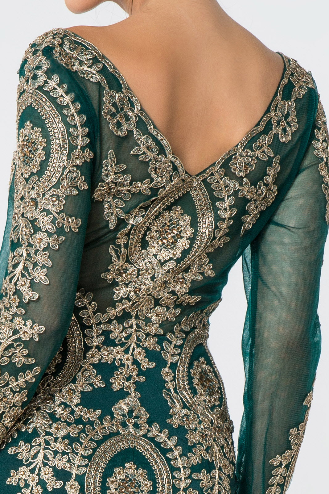 Long Sleeve Dress Formal Evening Gown - Image 6