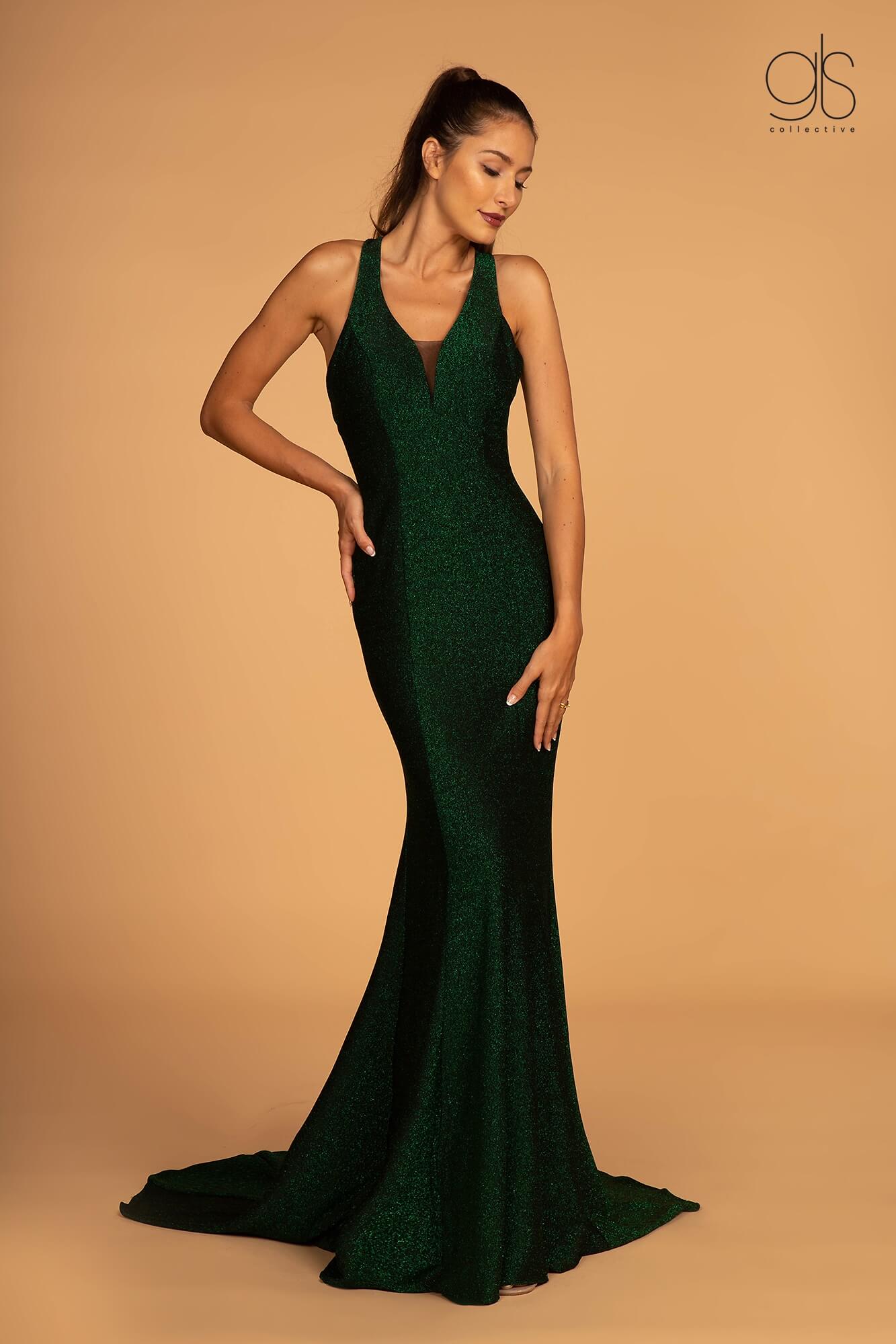 Prom Long Open Back Mermaid Evening Dress - Image 12