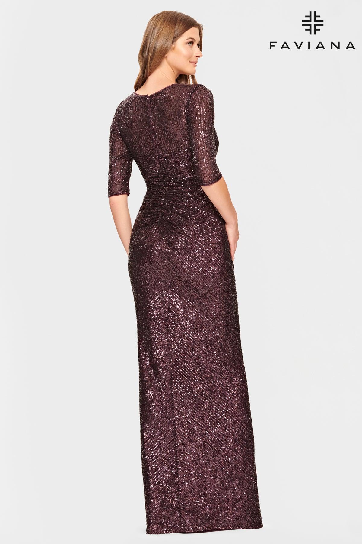 Faviana S10861 Long Formal Evening Dress - Image 2