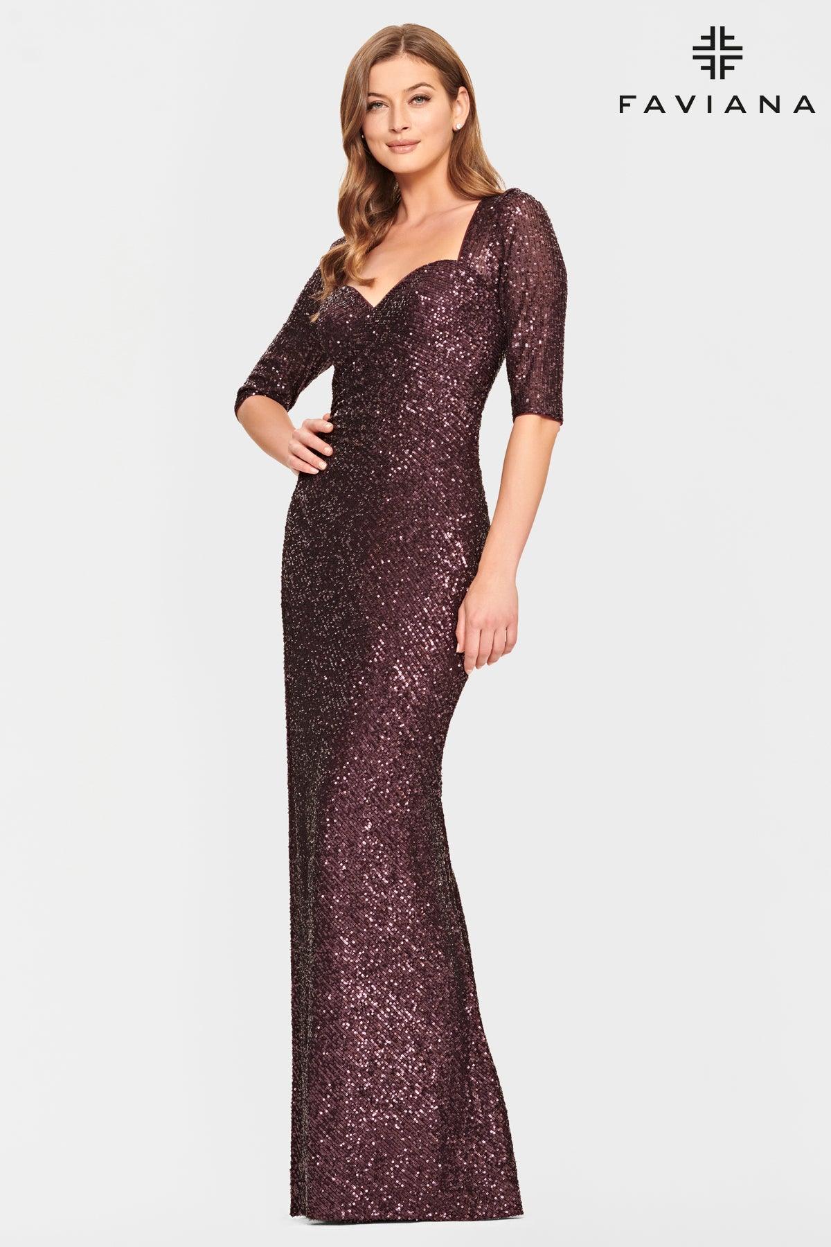 Faviana S10861 Long Formal Evening Dress