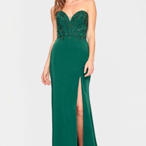 Faviana S10865 Prom Strapless Long Formal Dress
