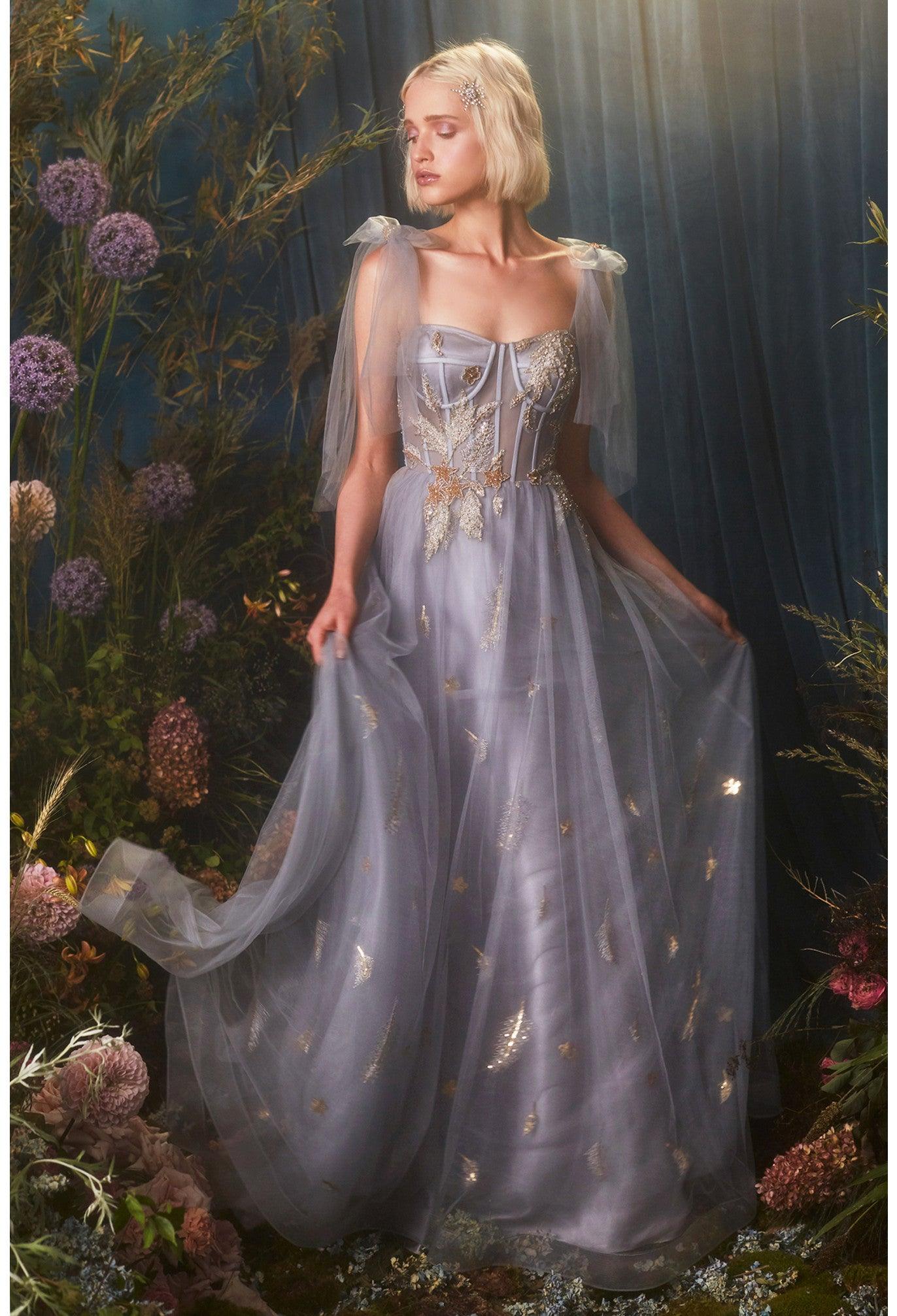 Long Sleeveless Prom DressAndrea & Leo A0824 - Image 2
