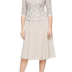 Alex Evenings 4121796 Short Mother of the Bride Dress