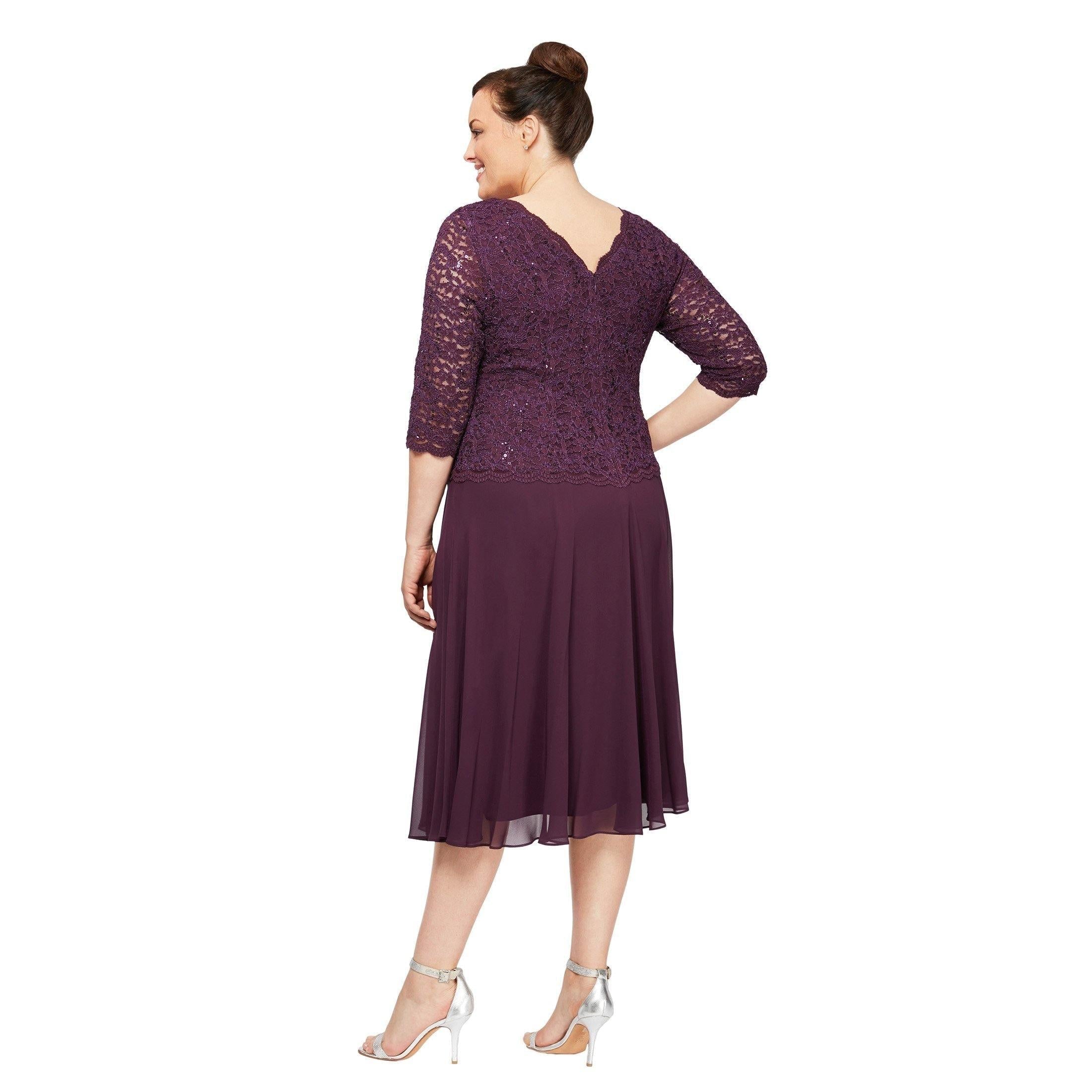Alex Evenings 4121796 Short Mother of the Bride Dress - Image 6