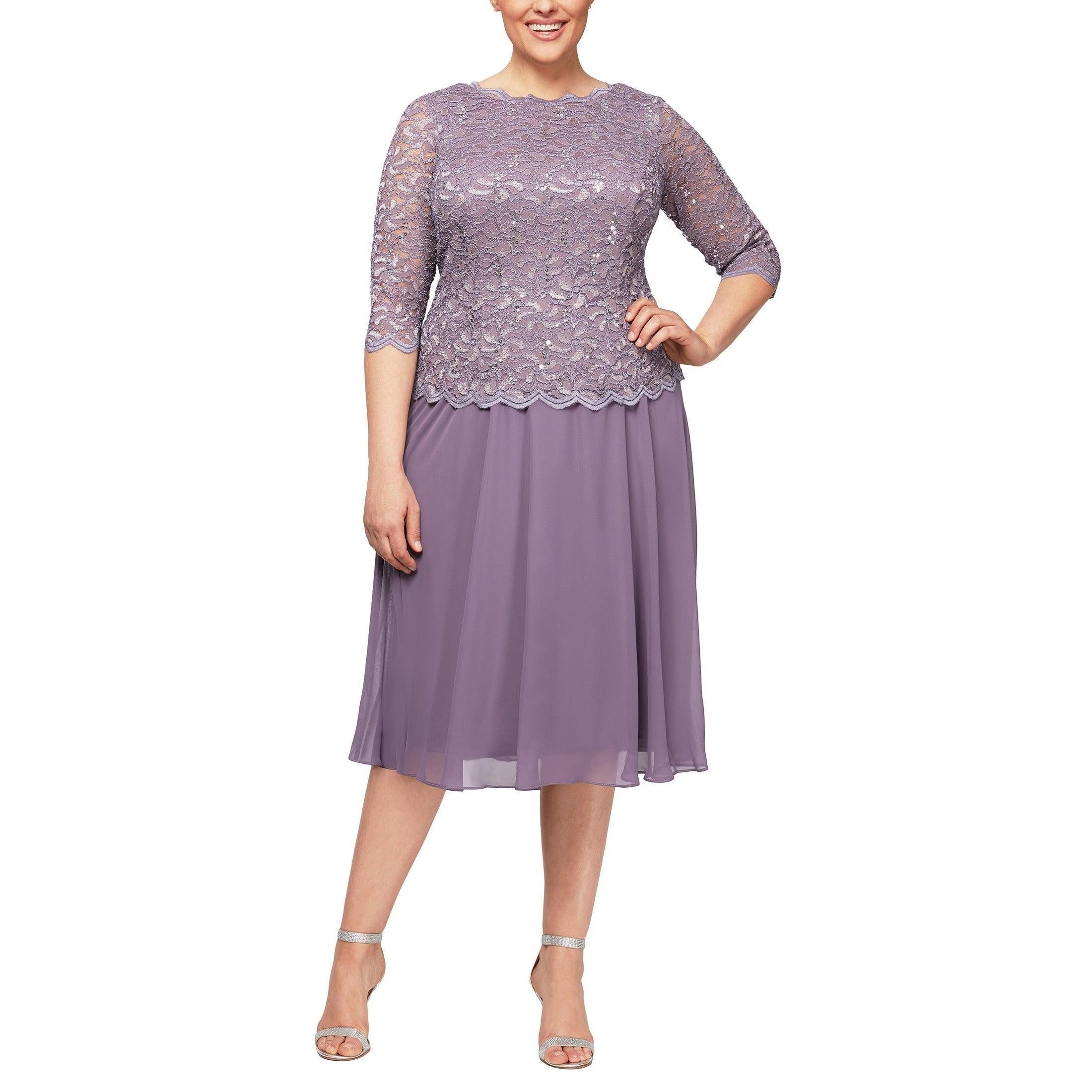 Alex Evenings 4121796 Short Mother of the Bride Dress - Image 7