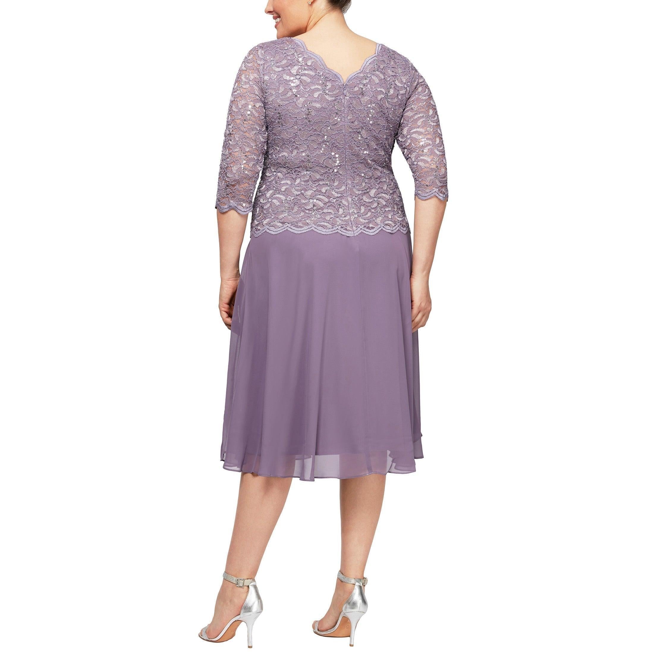 Alex Evenings 4121796 Short Mother of the Bride Dress - Image 8