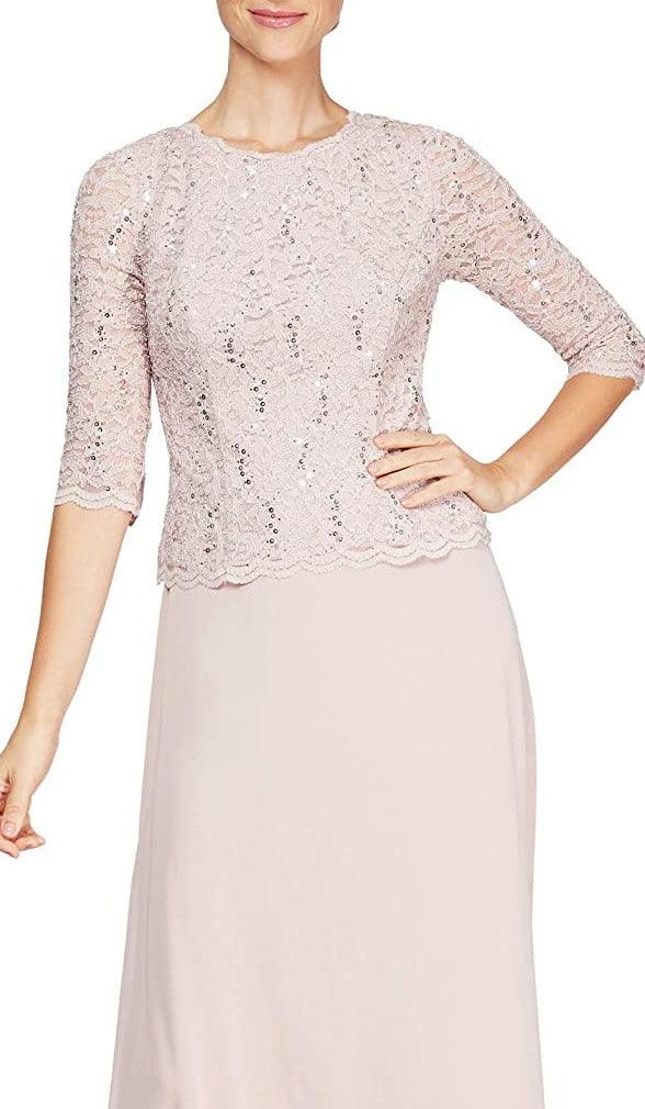 Alex Evenings 4121796 Short Mother of the Bride Dress - Image 3