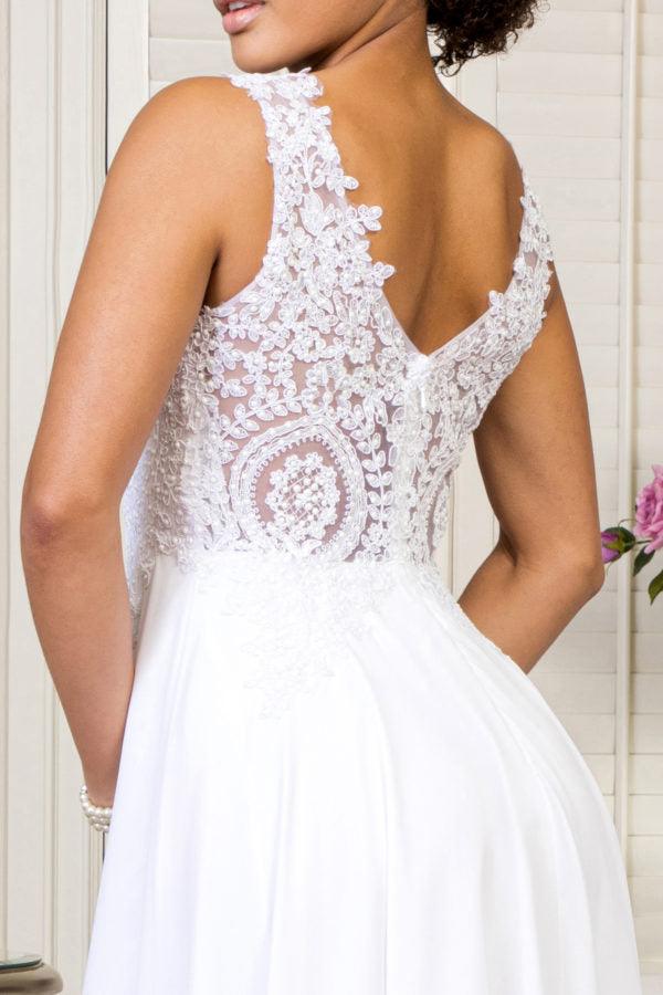 Embroidered Chiffon Long Prom Dress Formal - Image 14