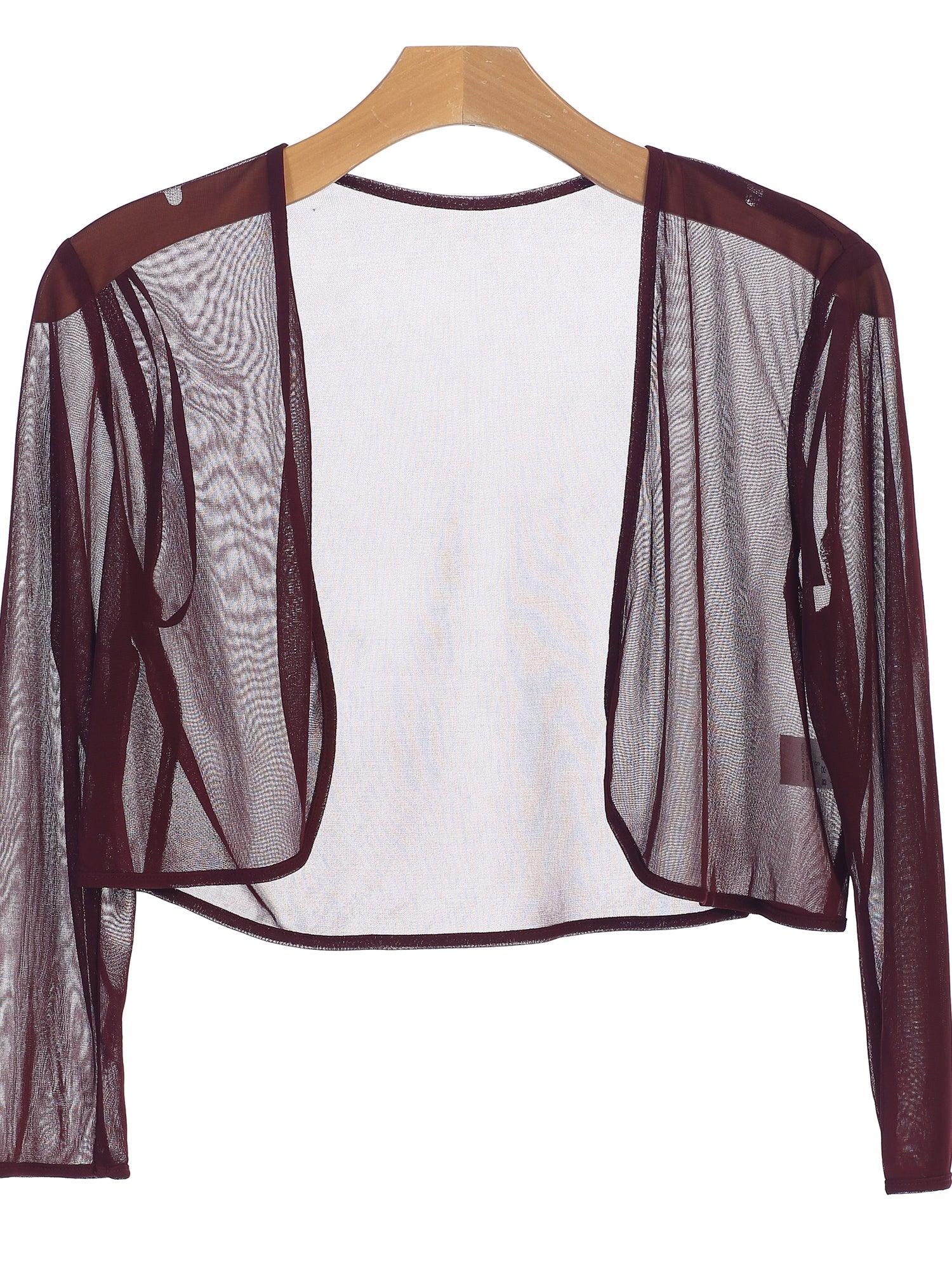 Chiffon Bolero Jacket by Eva Fashion 3277 - Image 2