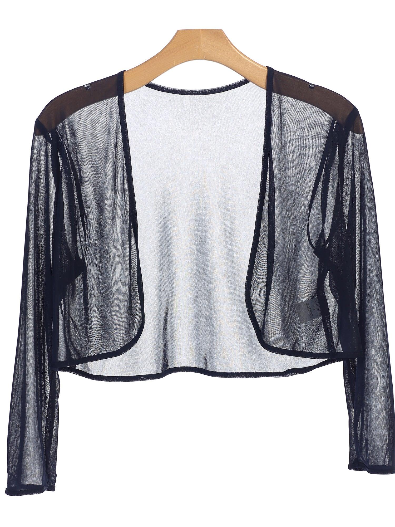 Chiffon Bolero Jacket by Eva Fashion 3277 - Image 6