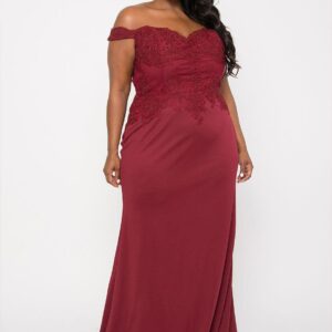 Formal Prom Dress Plus Size Long Evening Gown