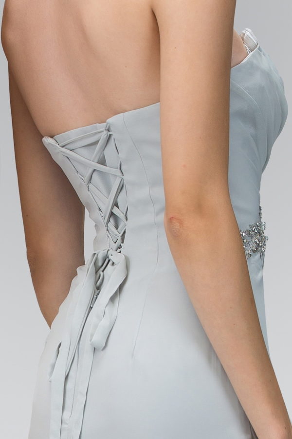 Strapless Sweetheart Long Formal Dress - Image 14