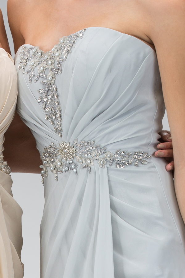 Strapless Sweetheart Long Formal Dress - Image 13