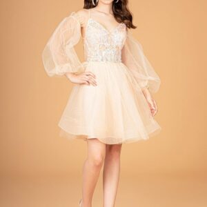 Homecoming Short Glitter Prom Short Dress