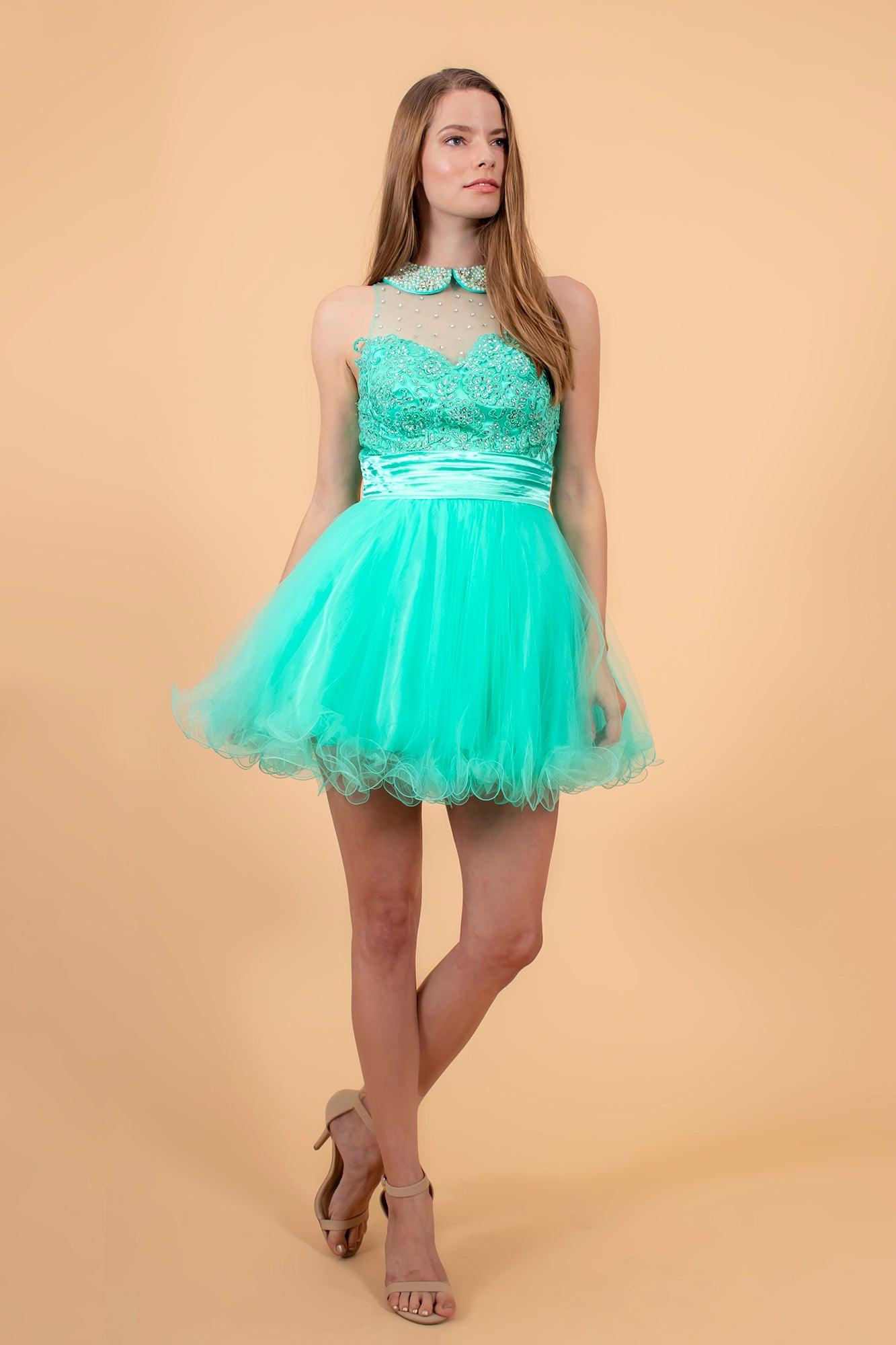 Homecoming Sleeveless Short Prom Dress - Image 4