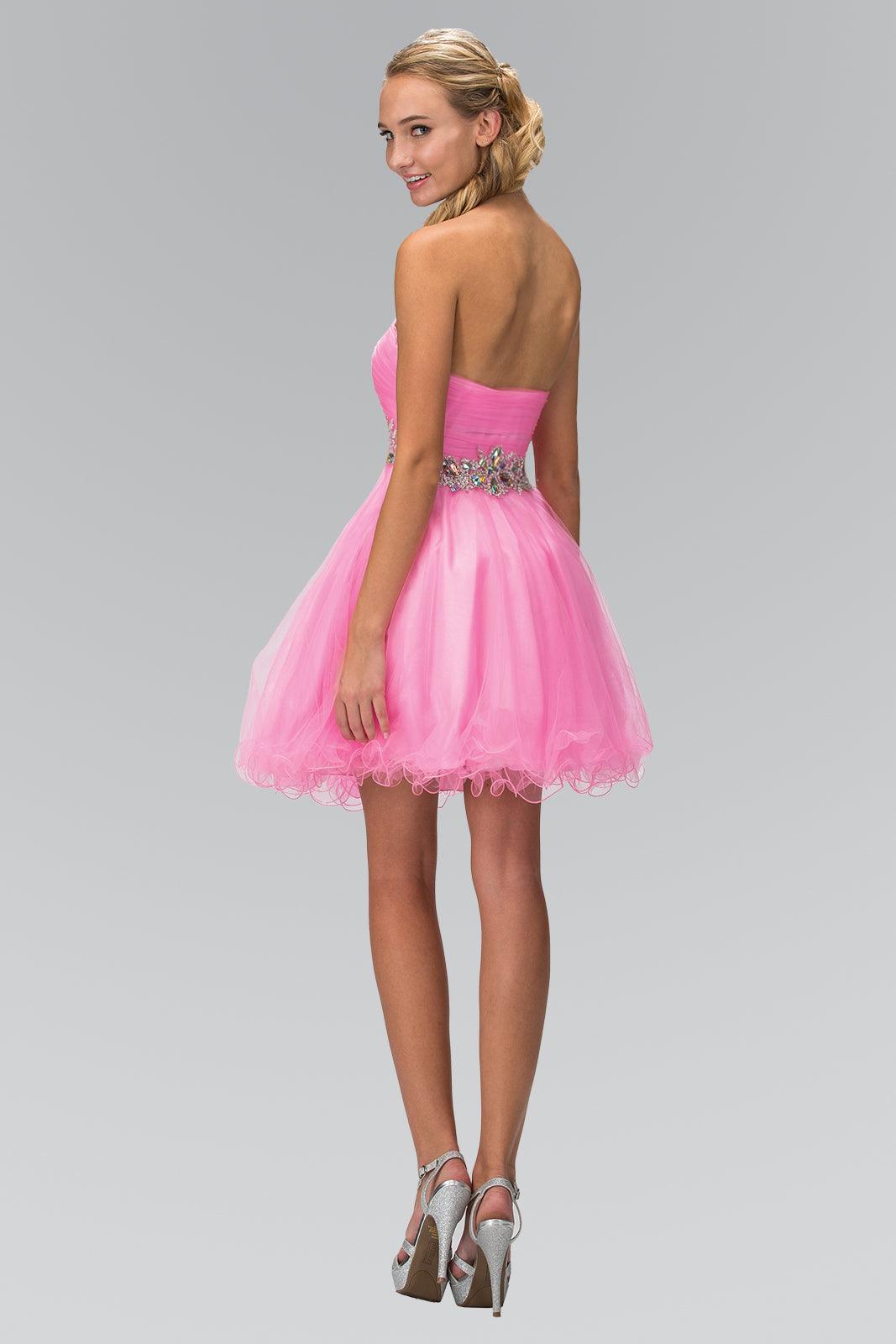 Homecoming Strapless Short Prom Dress - Image 2
