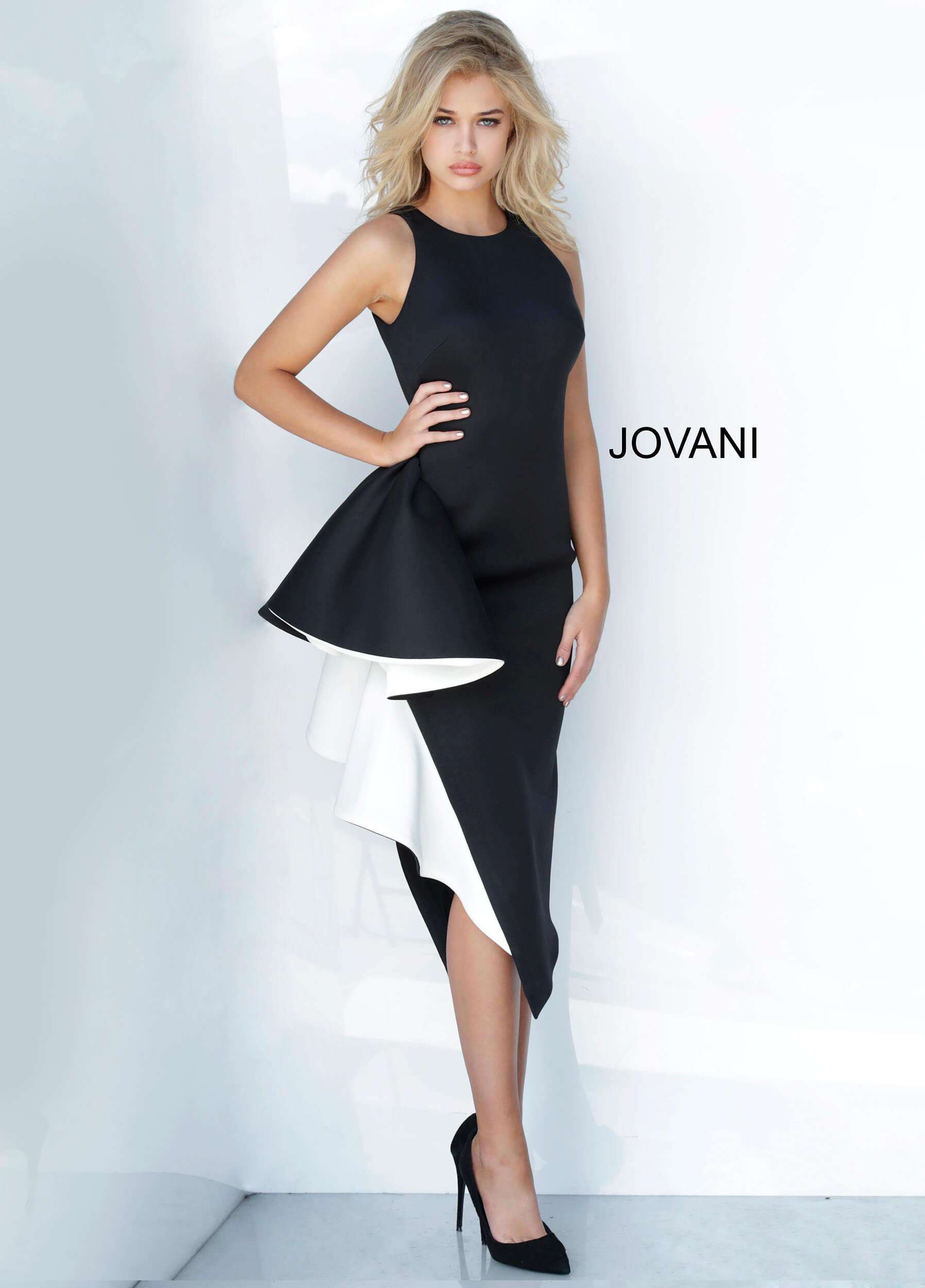Jovani 00572 Short Cocktail Formal Prom Dress - Image 3