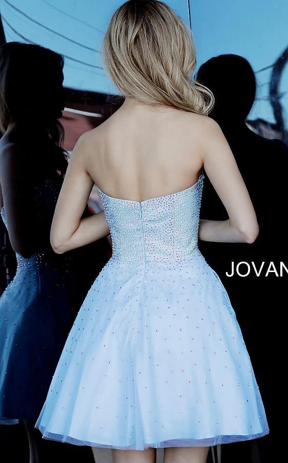 Jovani 2830 Prom Short Strapless Homecoming Dress - Image 2