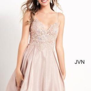 Jovani 04010 Short Spaghetti Straps Homecoming Dress
