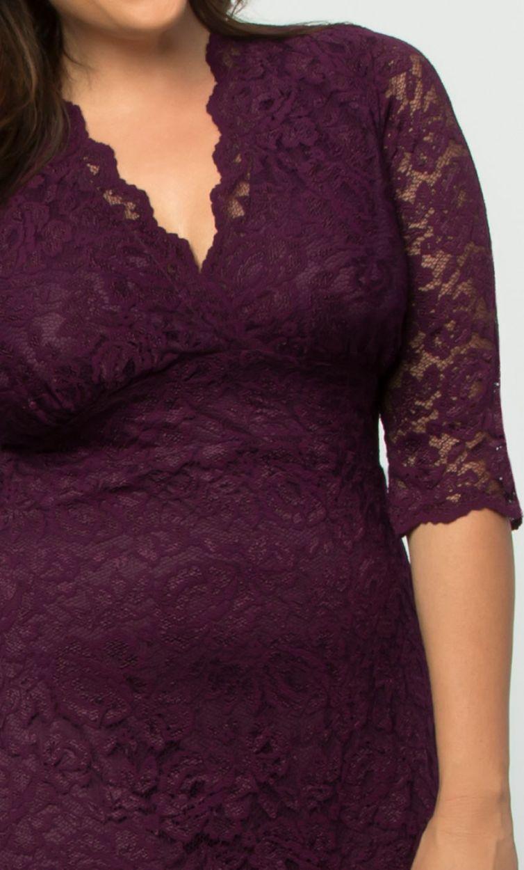 Kiyonna Scalloped Boudoir Lace Short Dress - Image 16