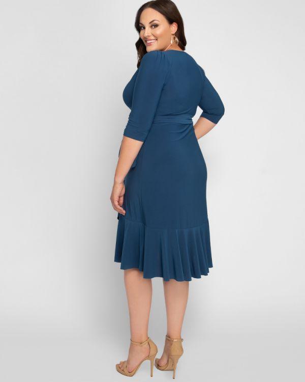 Kiyonna Short Plus Size Wrap Dress - Image 25