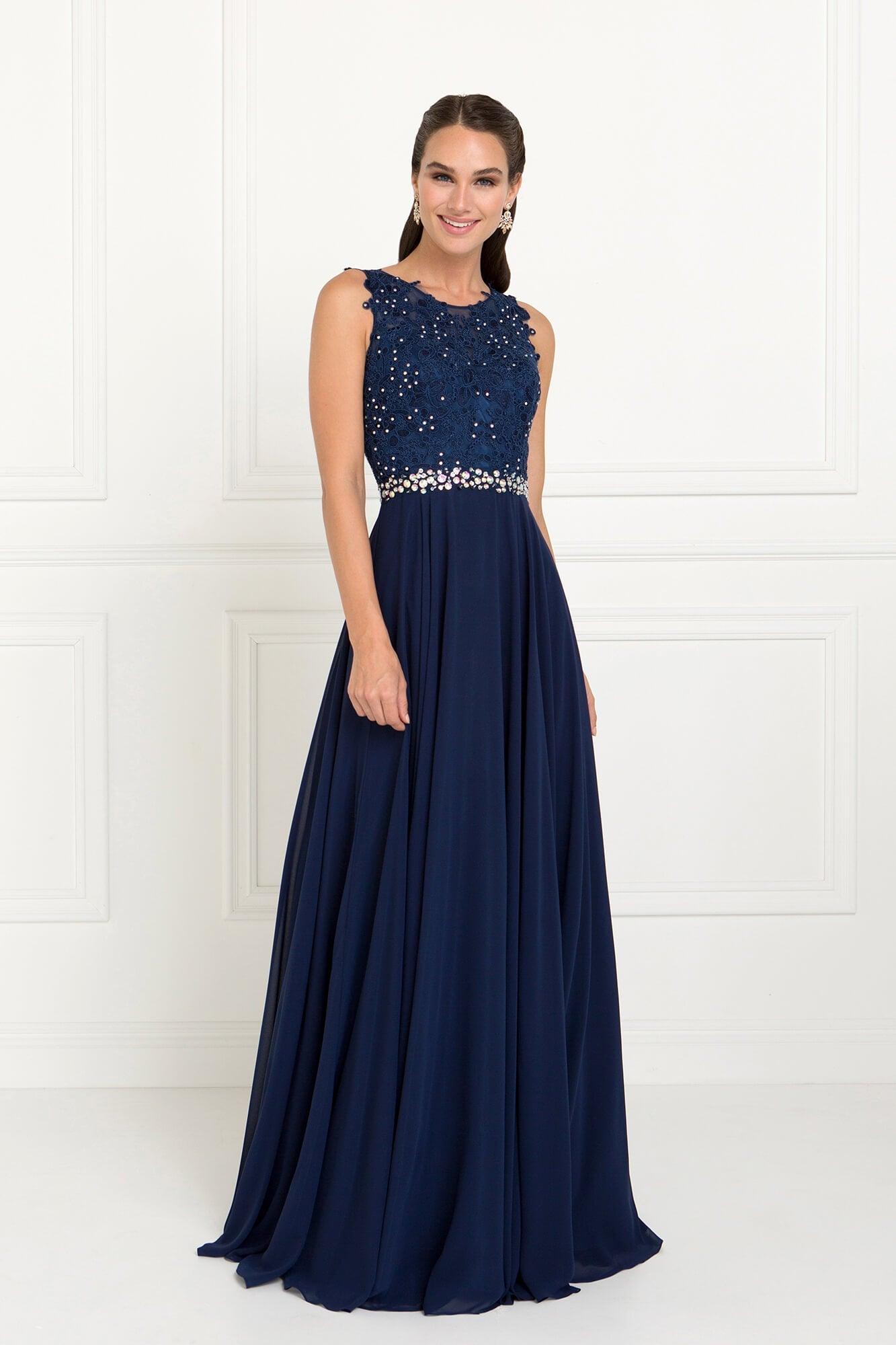 Long Bridesmaid Prom Dress Formal - Image 3