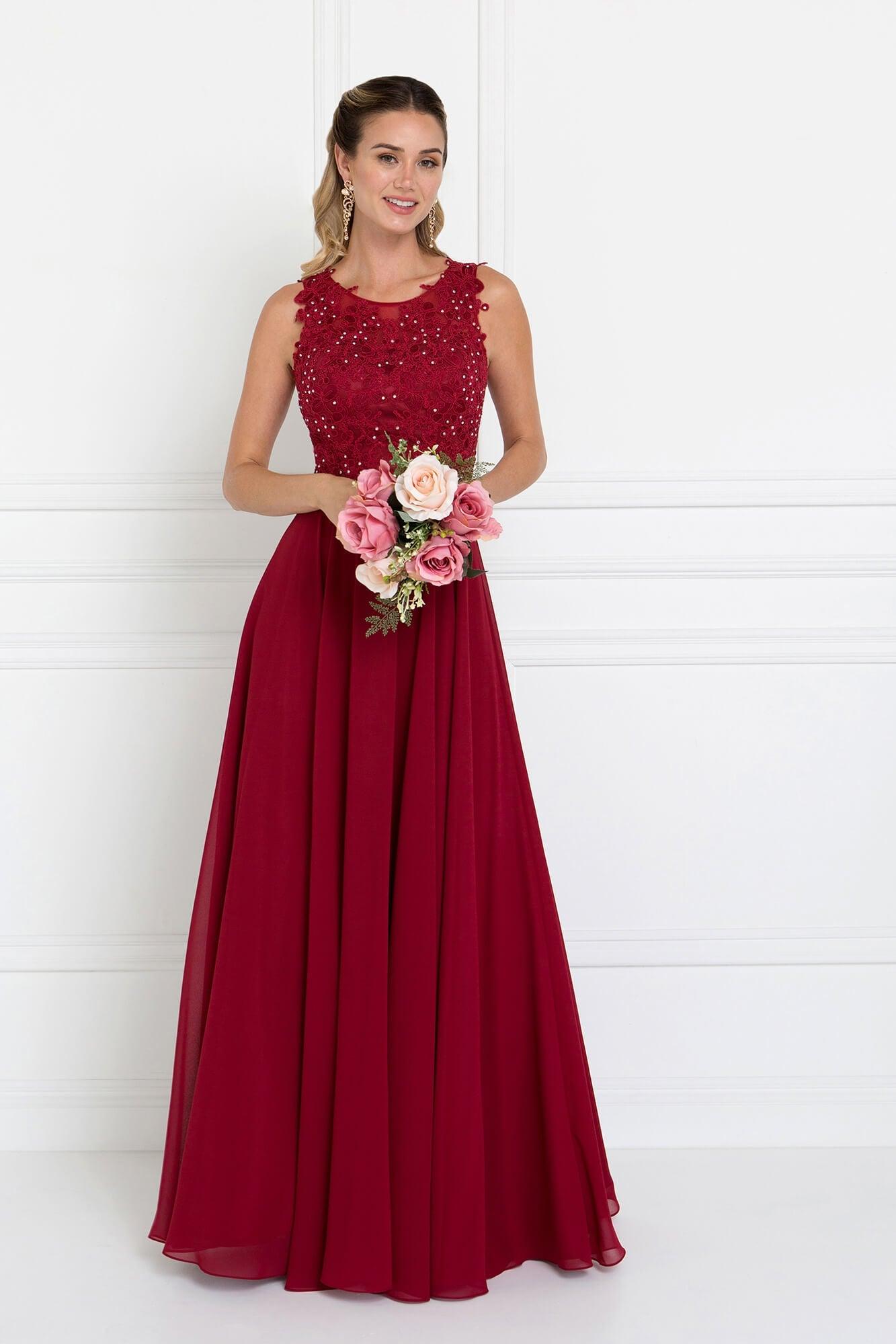 Long Bridesmaid Prom Dress Formal - Image 10