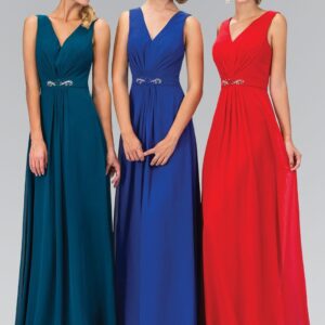 Long Bridesmaid Prom Formal Dress