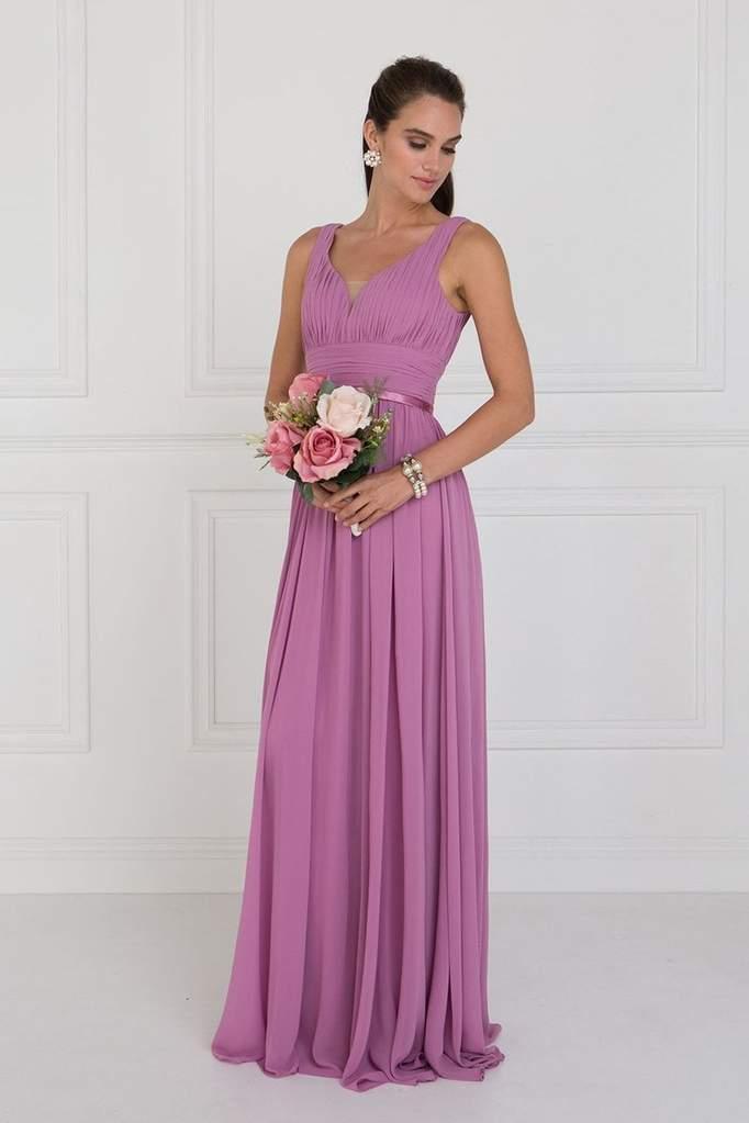 Long Bridesmaids Dress Formal Prom Gown - Image 3