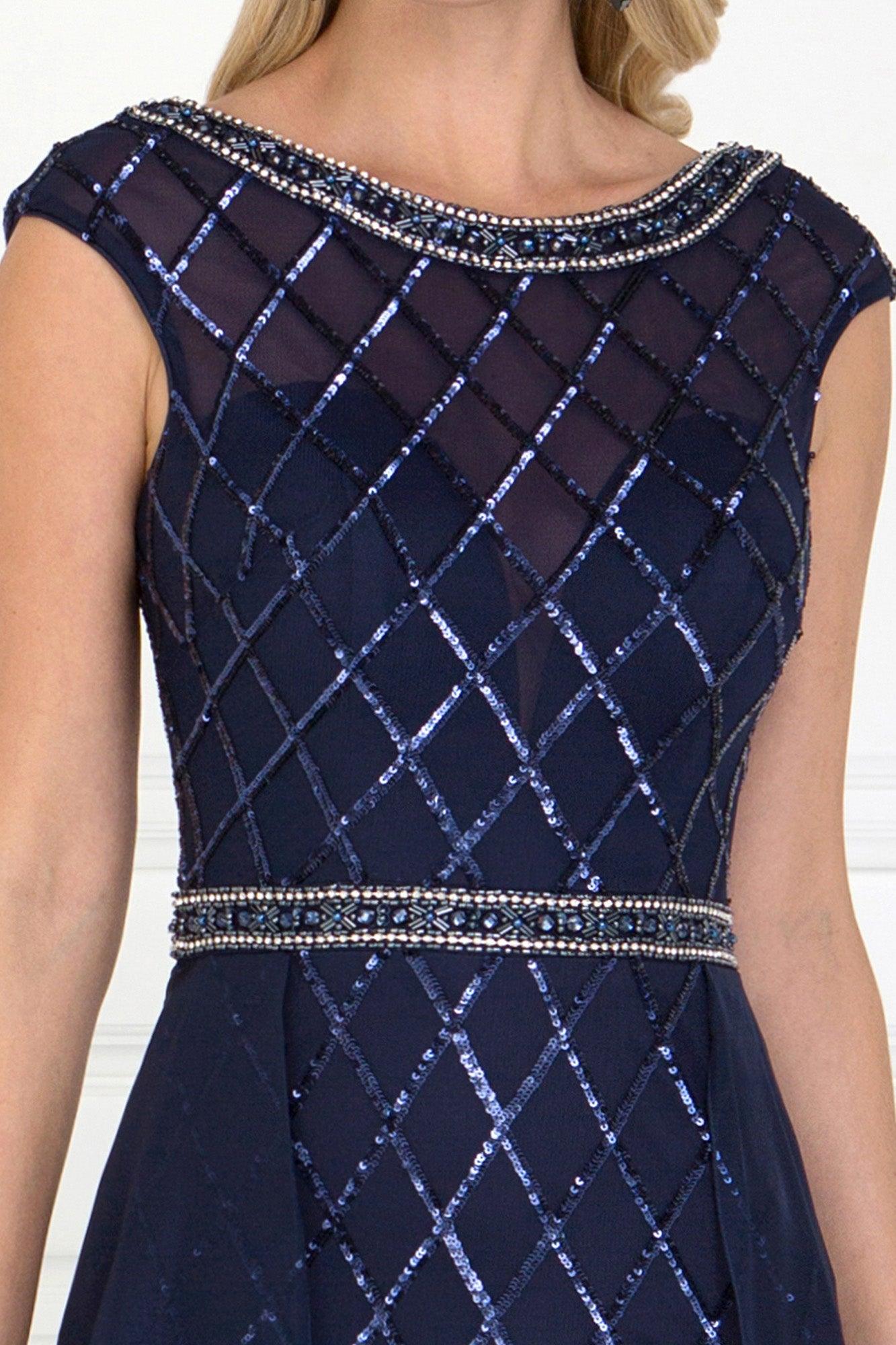 Long Evening Gown Prom Beaded Dress - Image 4