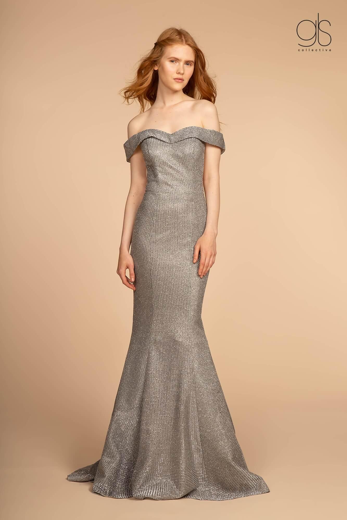 Long Formal Off Shoulder Prom Dress - Image 5