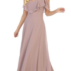 Long Formal Plus Size Bridesmaids Prom Dress