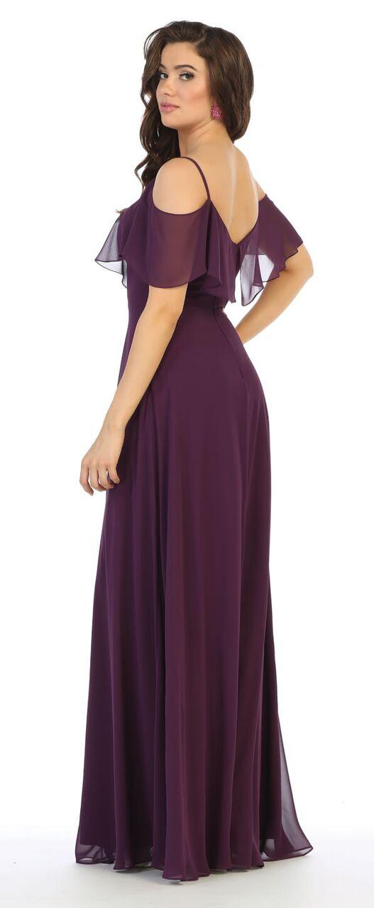 Long Formal Plus Size Bridesmaids Prom Dress - Image 10