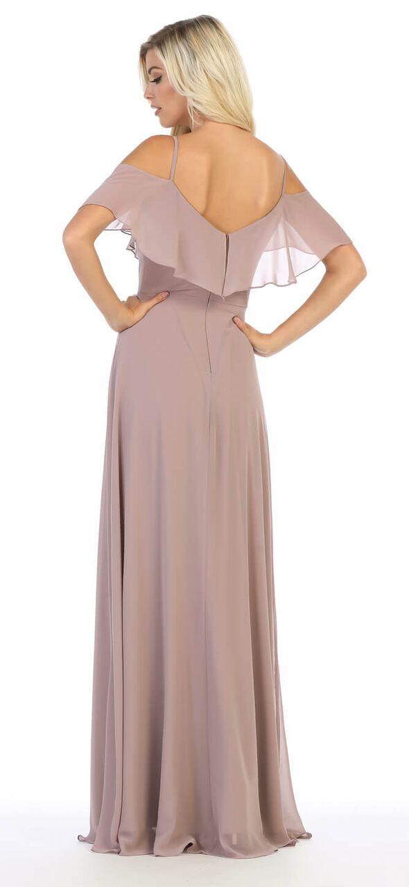 Long Formal Plus Size Bridesmaids Prom Dress - Image 2