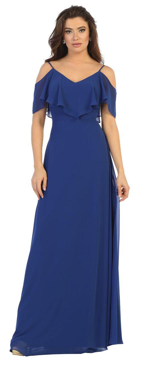 Long Formal Plus Size Bridesmaids Prom Dress - Image 3