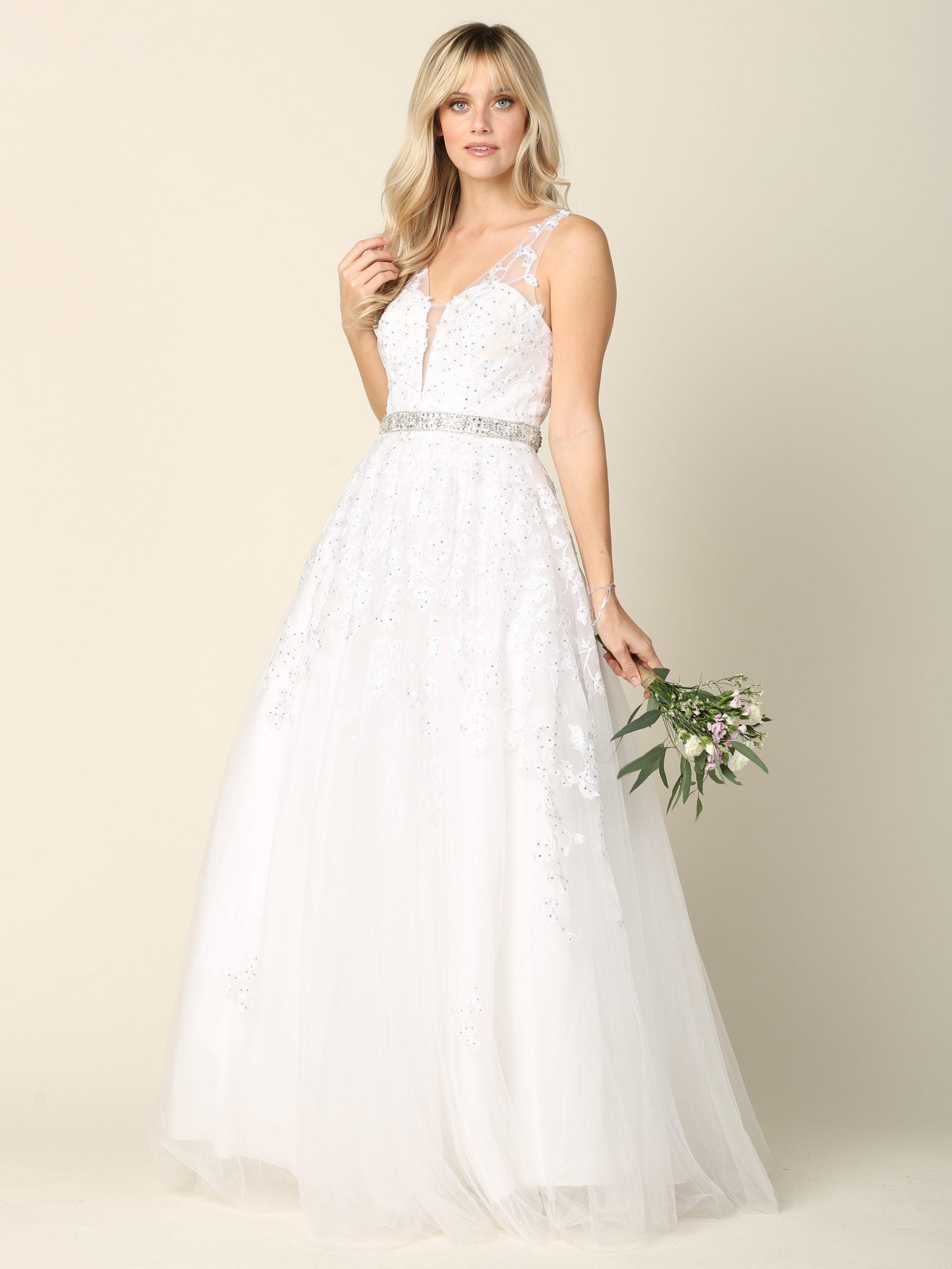 Long Formal Sleeveless Prom Ball Gown - Image 10