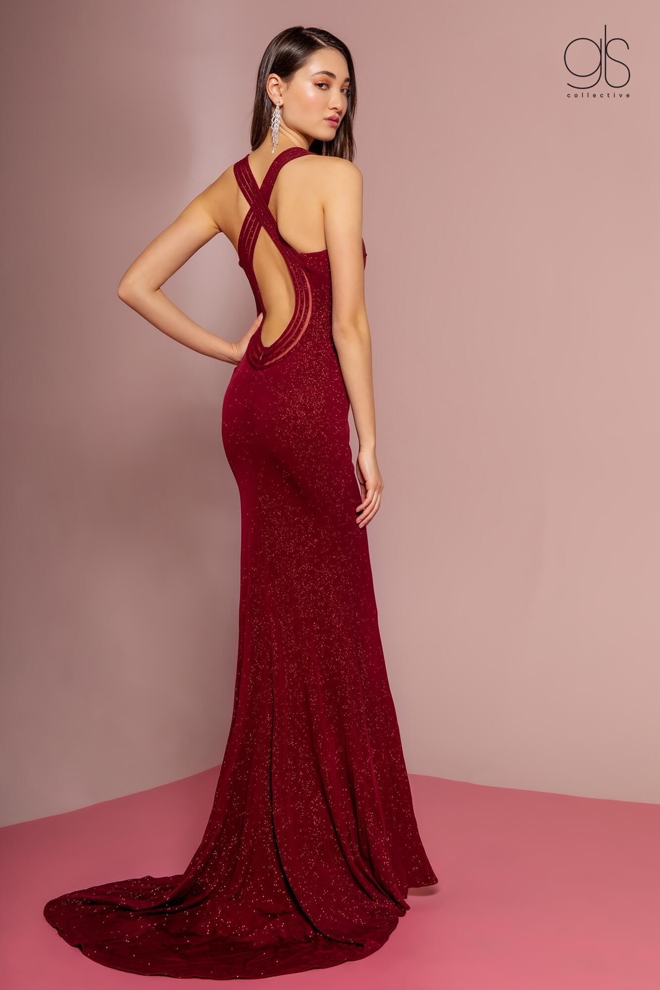 Long Formal Sleeveless Prom Open Back - Image 2