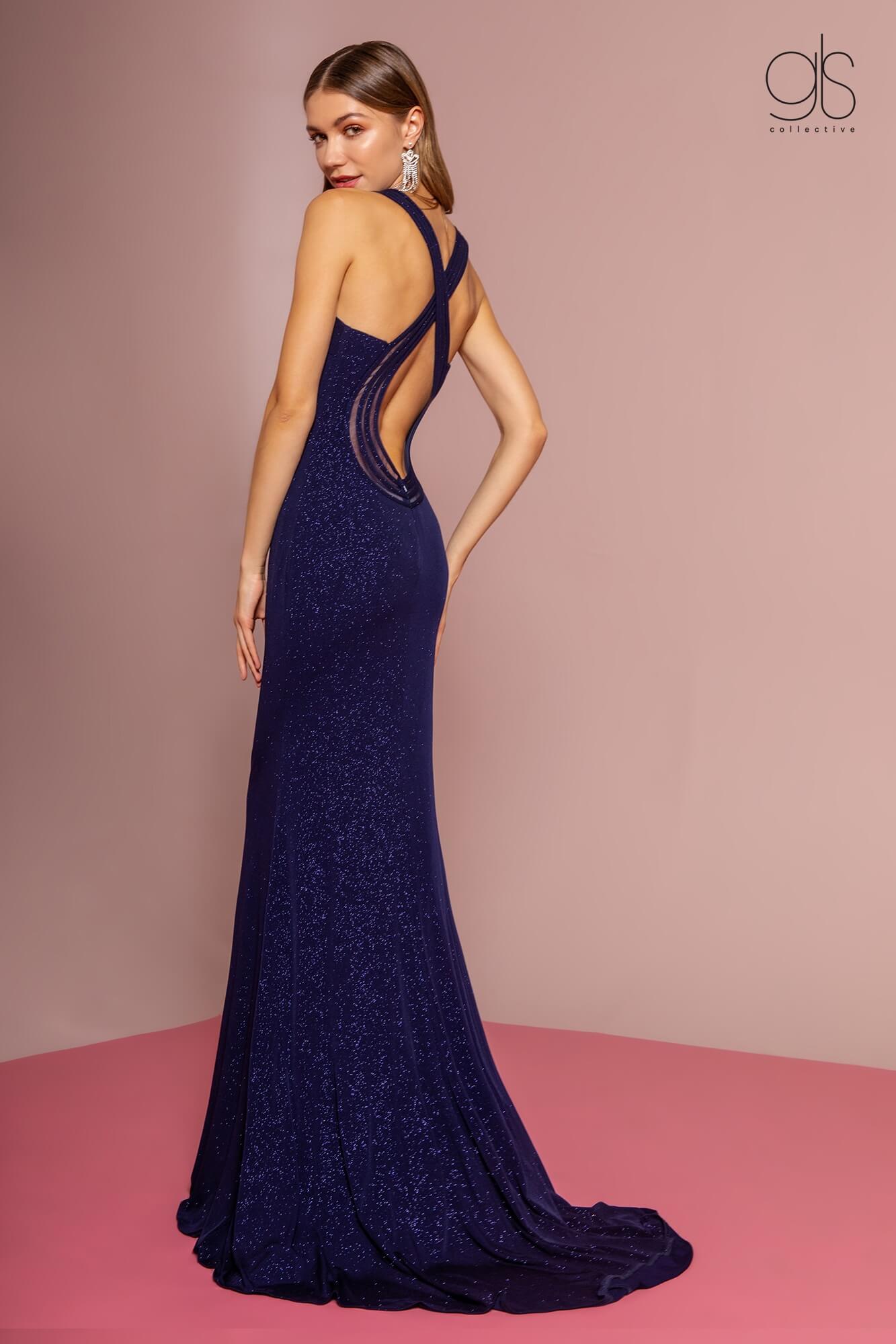 Long Formal Sleeveless Prom Open Back - Image 6