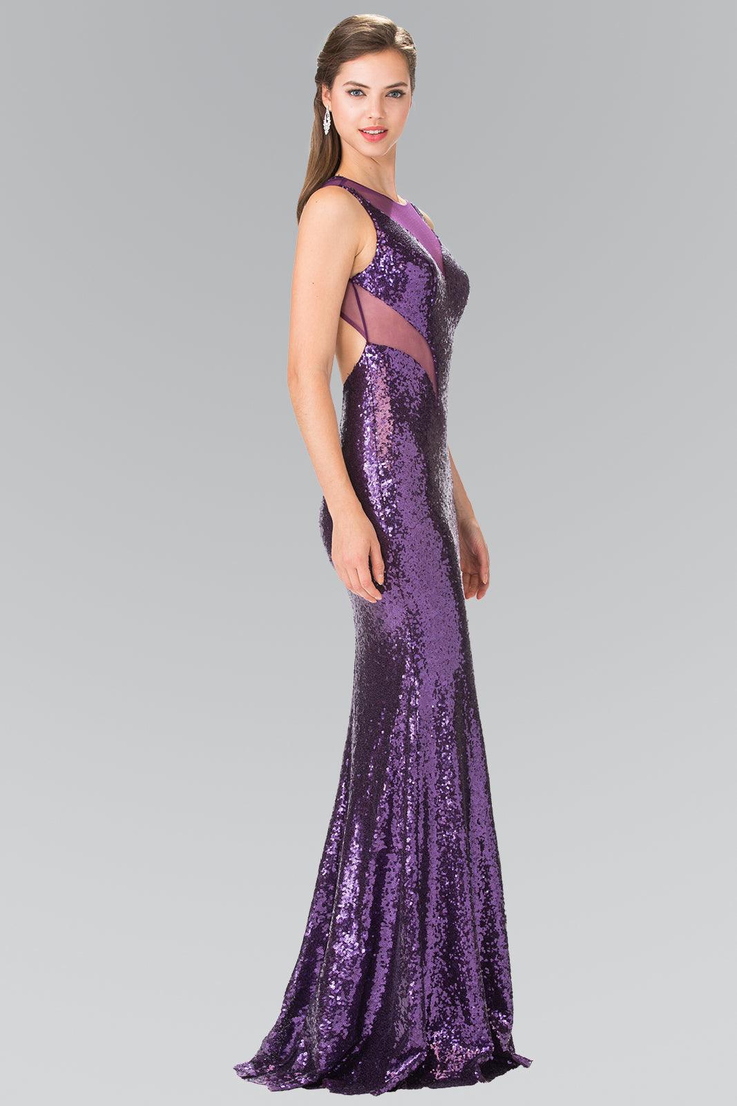Long Fully Sequins Gown Prom Dress Formal - Image 4
