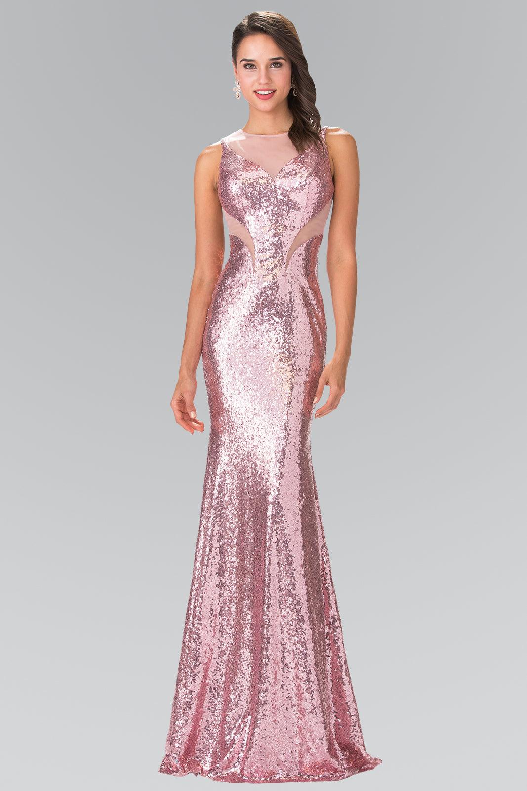 Long Fully Sequins Gown Prom Dress Formal - Image 8